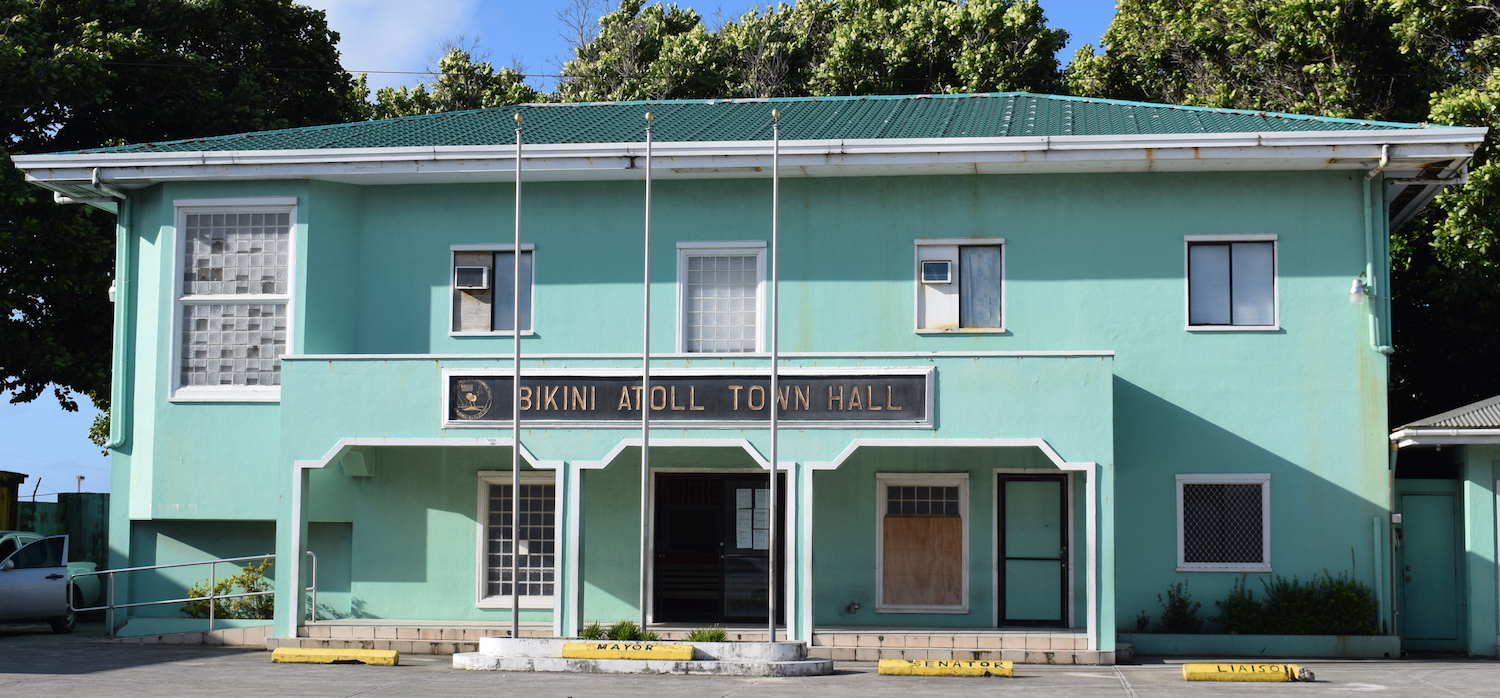 Bikini Atoll town hall building