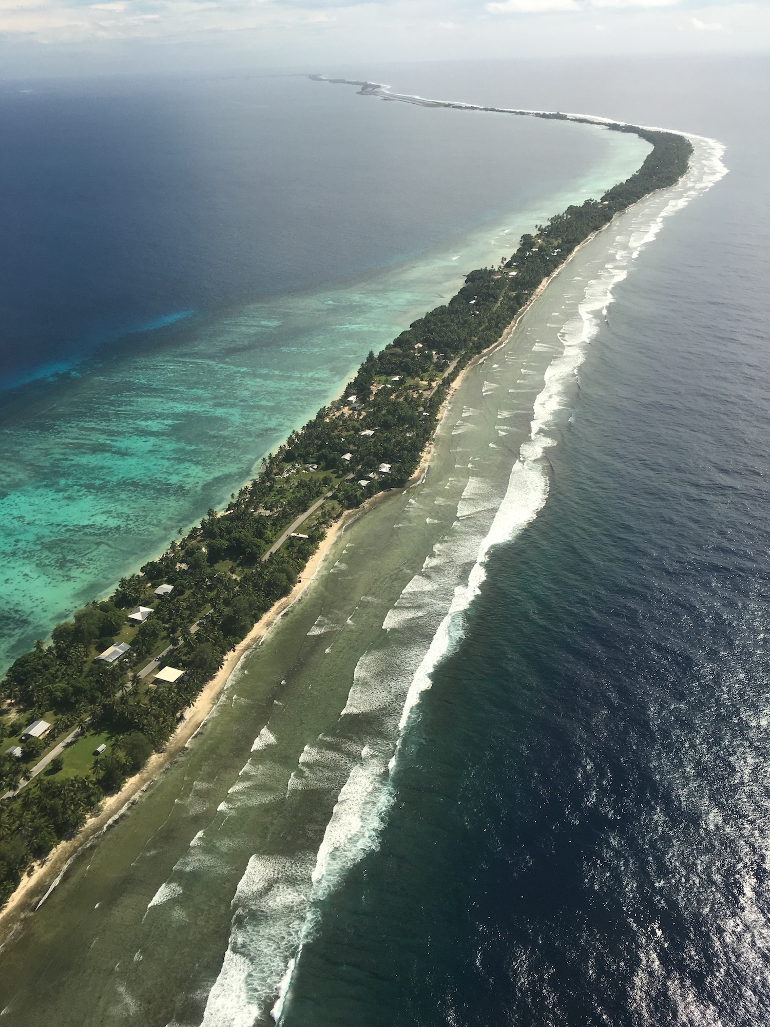 Majuro Atoll from the air