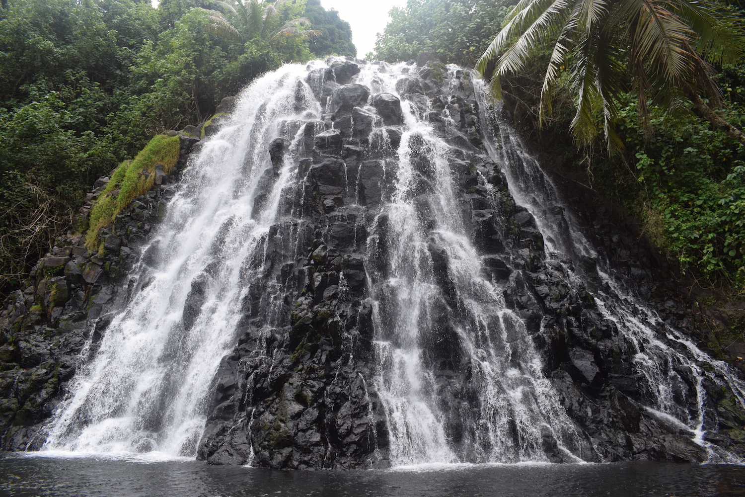 Kepirohi waterfall in Pohnpei