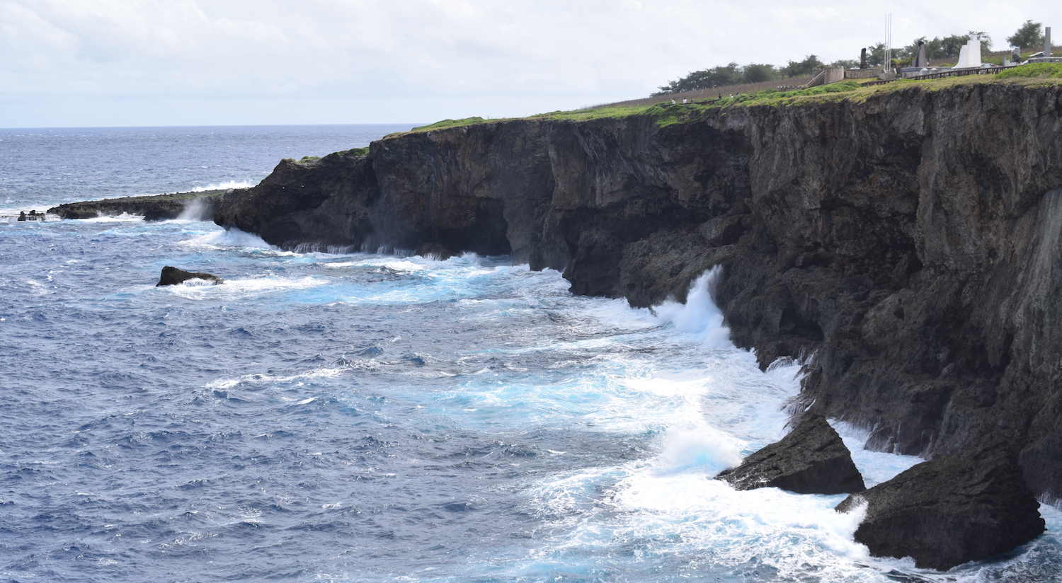 Banzai Cliff in Saipan in Northern Mariana Islands