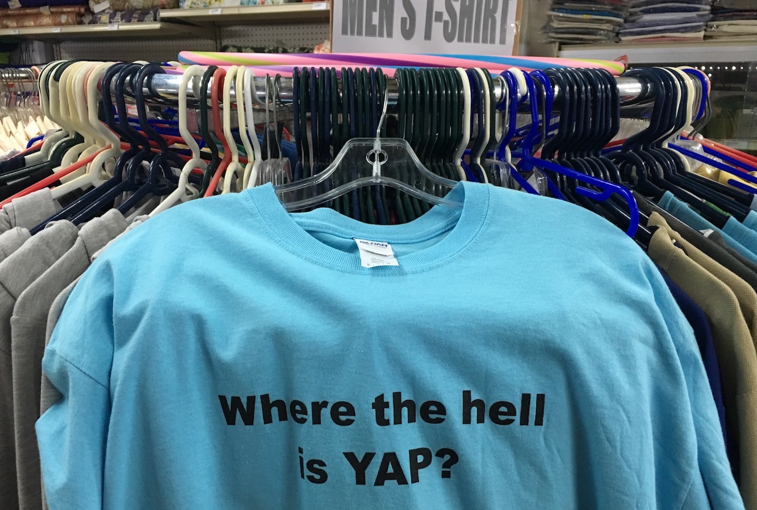 "Where the hell is Yap?" T-shirt