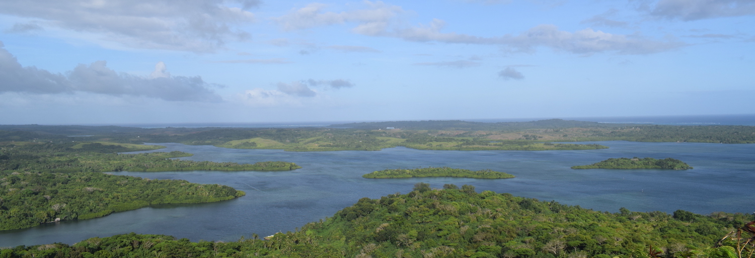 Panoramic view across Yap in the FSM