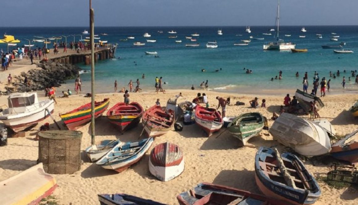 Santa Maria beach on Sal island, Cabo Verde