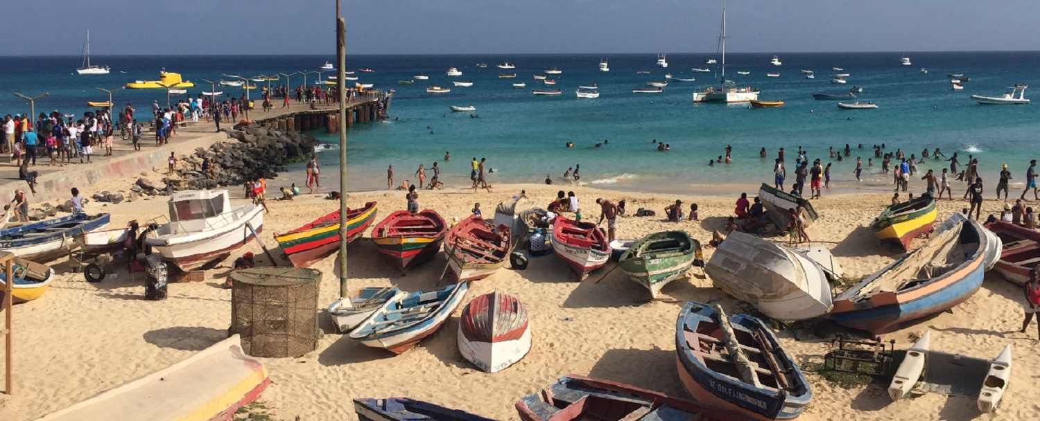 Santa Maria beach on Sal island, Cabo Verde