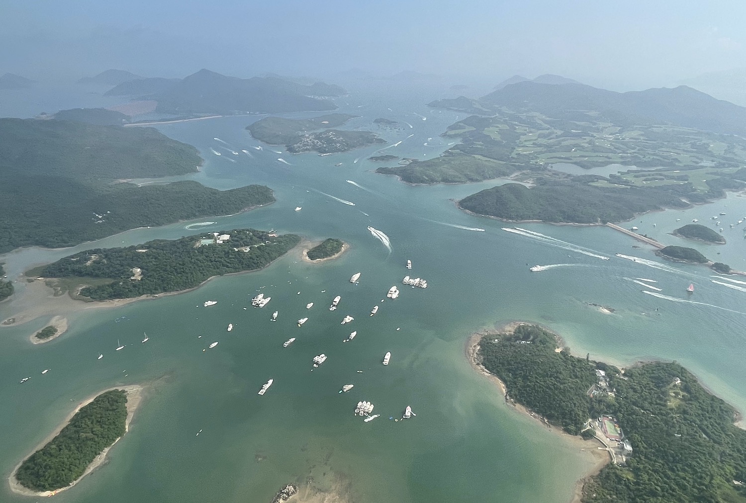 Sai Kung From Helicopter